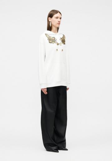 Пуловер с капюшоном