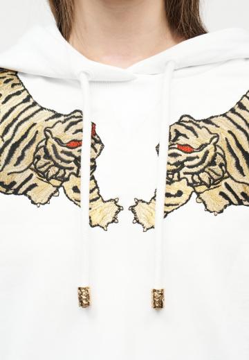 Пуловер с капюшоном