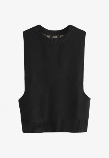 Пуловер без рукавов