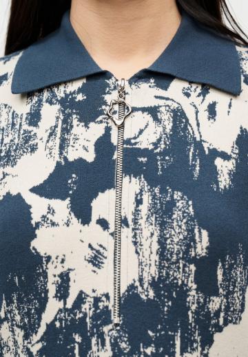 Вязаное платье