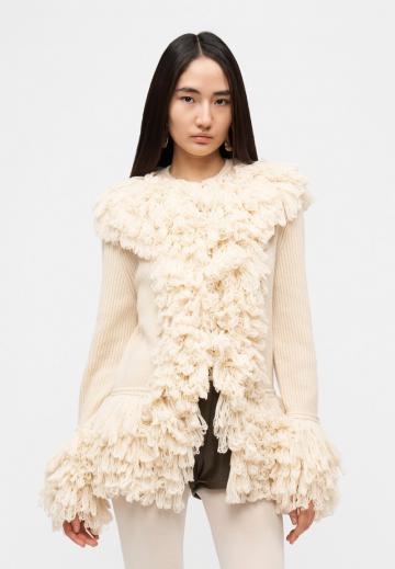 Длинный жилет