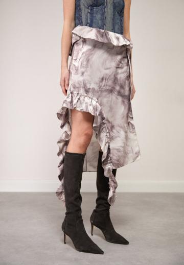 Юбка с воланами