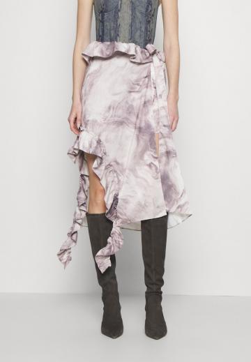 Юбка с воланами