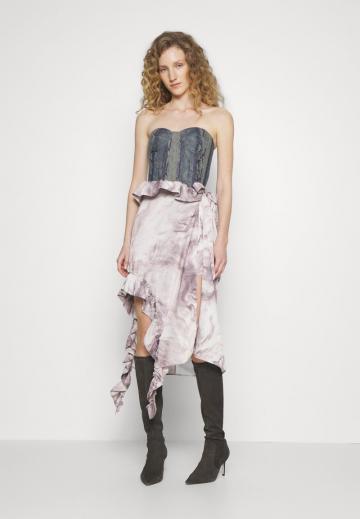 Юбка с воланами