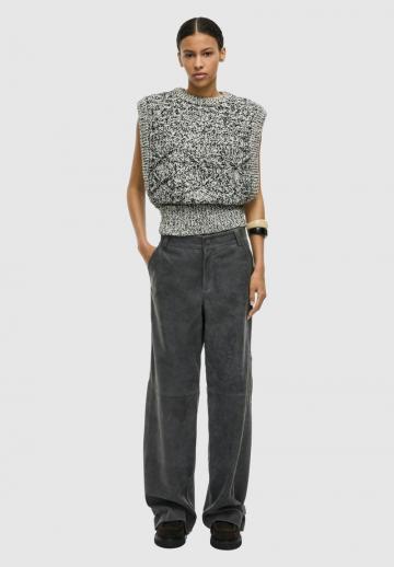 Пуловер без рукавов