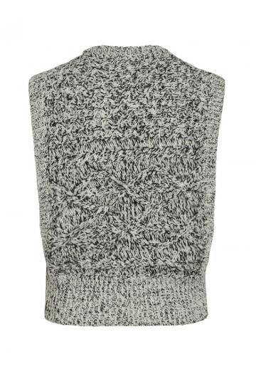 Пуловер без рукавов