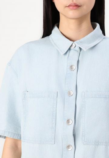 Джинсовый комбинезон