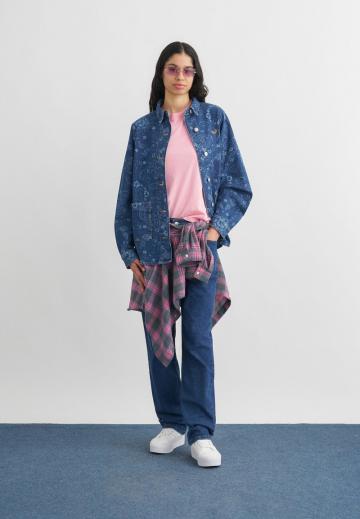 Джинсовая блузка