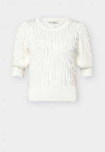 Пуловер с коротким рукавом