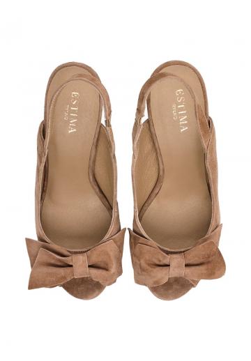 Туфли с открытым носом