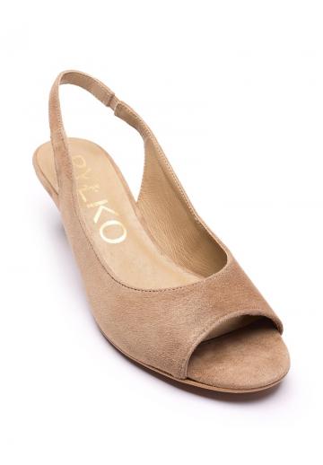 Туфли с открытым носом