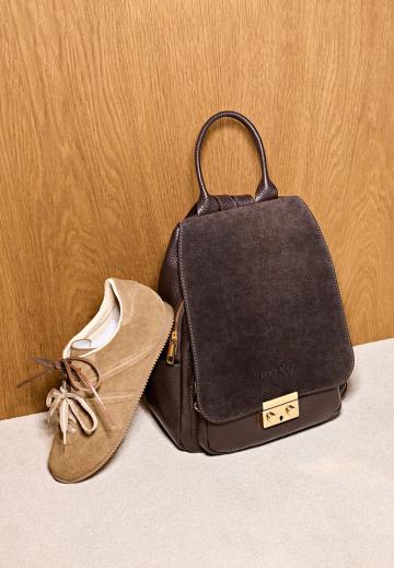 Кожаный рюкзак