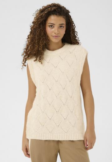 Пуловер без рукавов