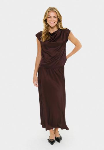 Атласная блузка