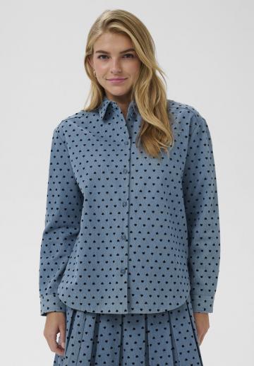 Джинсовая блузка