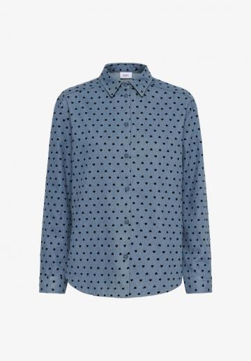 Джинсовая блузка