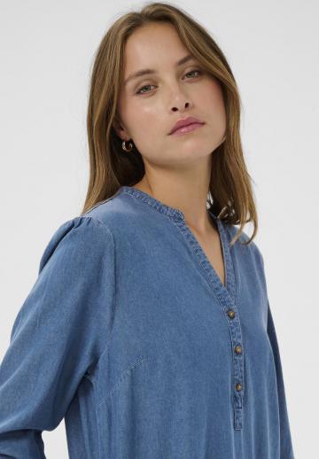 Джинсовое платье