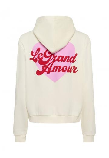 Пуловер с капюшоном