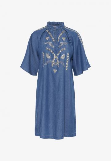 Джинсовое платье