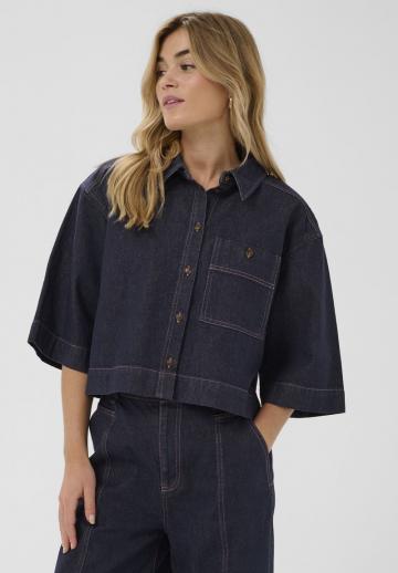 Джинсовая блузка