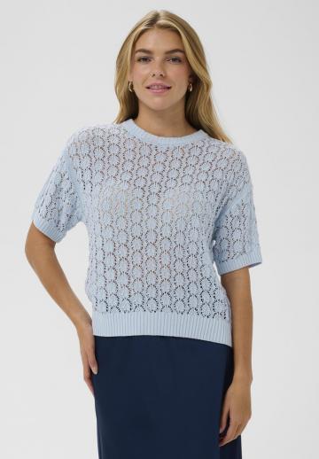 Пуловер с коротким рукавом