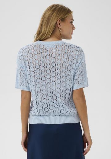 Пуловер с коротким рукавом