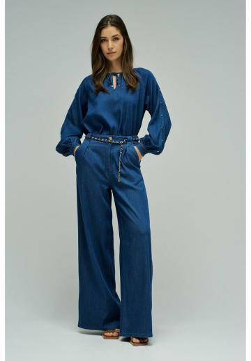 Джинсовая блузка