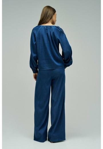 Джинсовая блузка