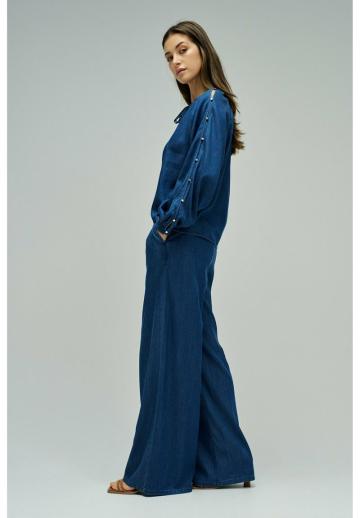 Джинсовая блузка