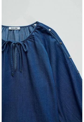 Джинсовая блузка