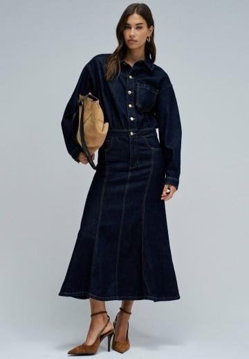 Джинсовое платье