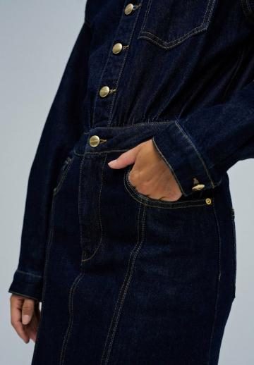 Джинсовое платье