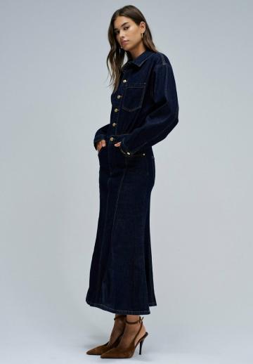 Джинсовое платье