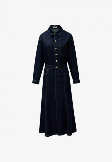 Джинсовое платье