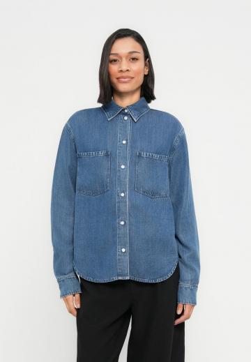 Джинсовая блузка