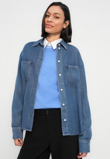 Джинсовая блузка