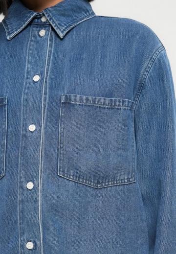 Джинсовая блузка