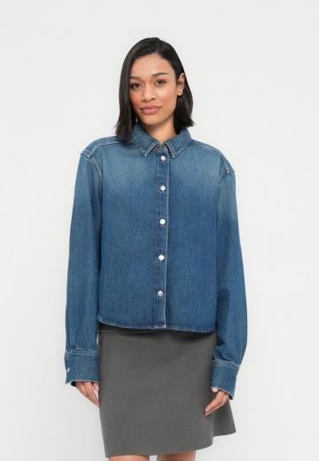 Джинсовая блузка