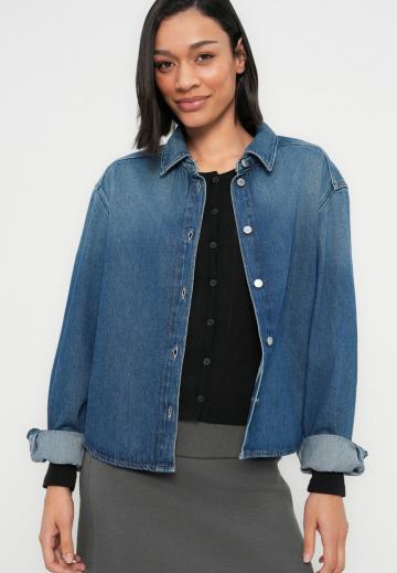 Джинсовая блузка