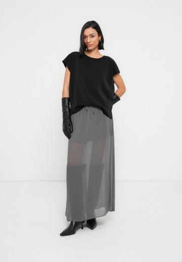 Атласная блузка