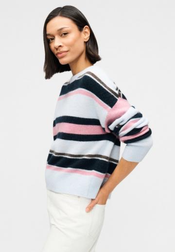 Пуловер в полоску