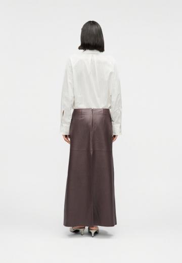 Кожаная юбка