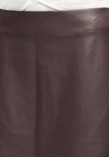 Кожаная юбка