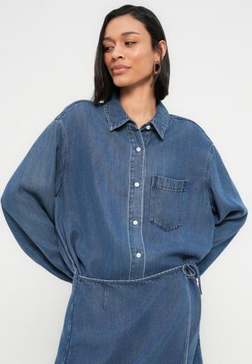 Джинсовое платье