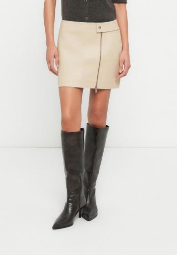 Кожаная юбка
