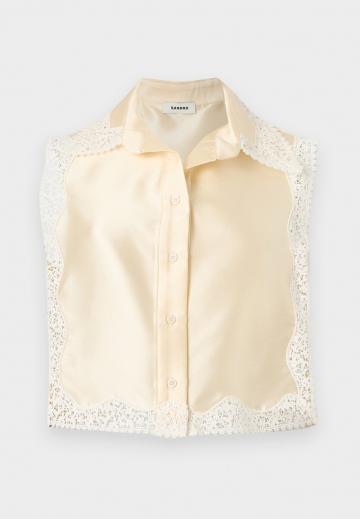 Атласная блузка