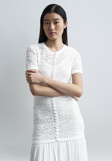 Вязаное платье