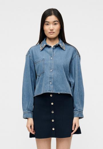 Джинсовая блузка