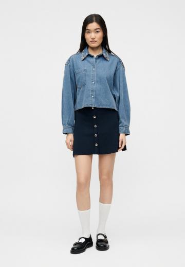 Джинсовая блузка