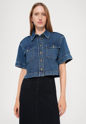 Джинсовая блузка